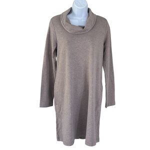 NWT!  J. Jill/Pure Jill  cotton blend funnel neck dress, size small.